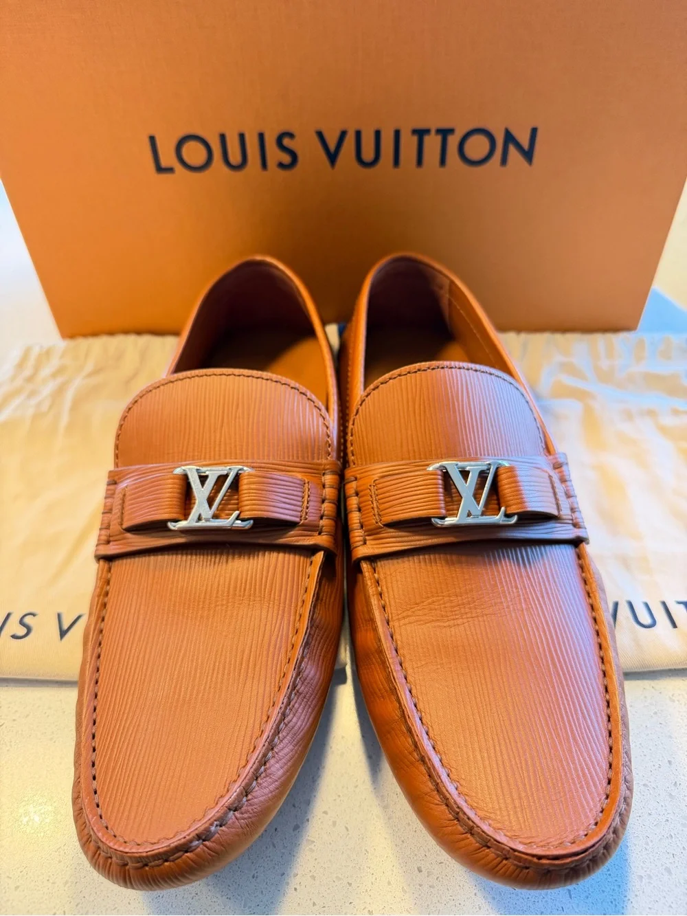 Louis Vuitton distinctive orange